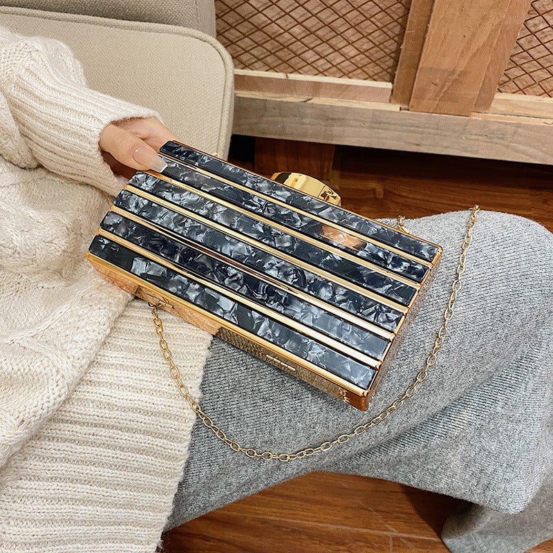 Women's High-end Patch Acrylic Evening Bag