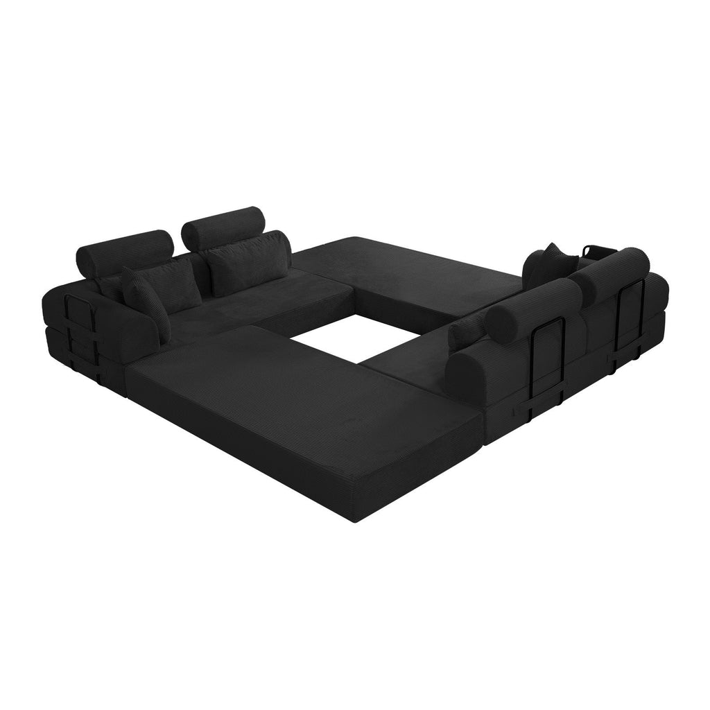 L Shape Modular Sectional Sofa - Compressed Sectional Sofa