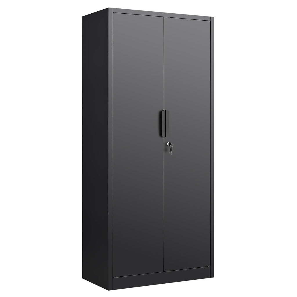 72-Inch 2-Door File Cabinet with Lock