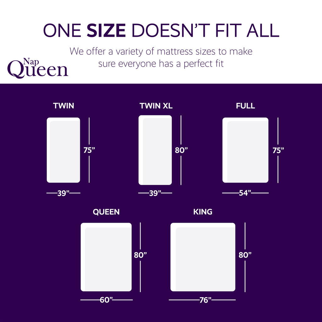 NapQueen 10 Inch Full Size Memory Foam Mattress