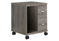 Rolling File Cabinet with Storage