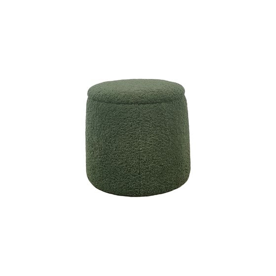 Round Storage Ottoman