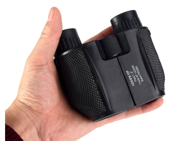 Outdoor binoculars 10x25 small Paul High-definition mini portable low-light night vision pockets glasses