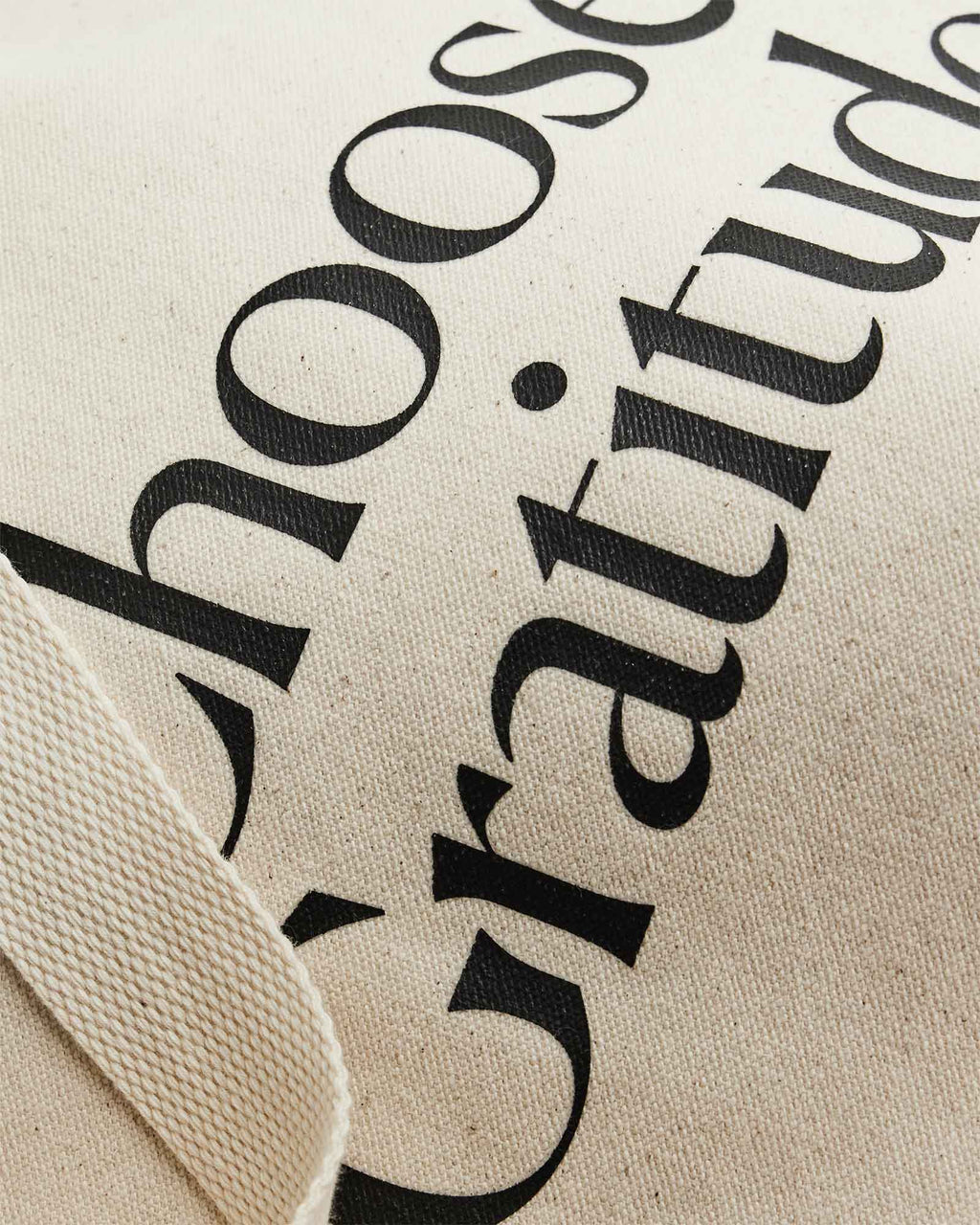 Organic Cotton Tote Bag – Choose Gratitude