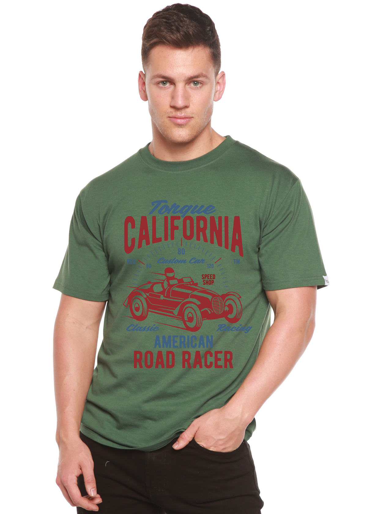 Torque California Spun Bamboo® Men's Bamboo Viscose/Organic Cotton Short Sleeve Graphic T-Shirt