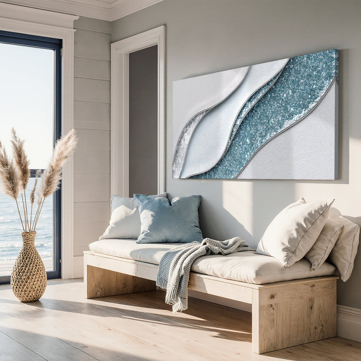 Lighter Waves Wall Art