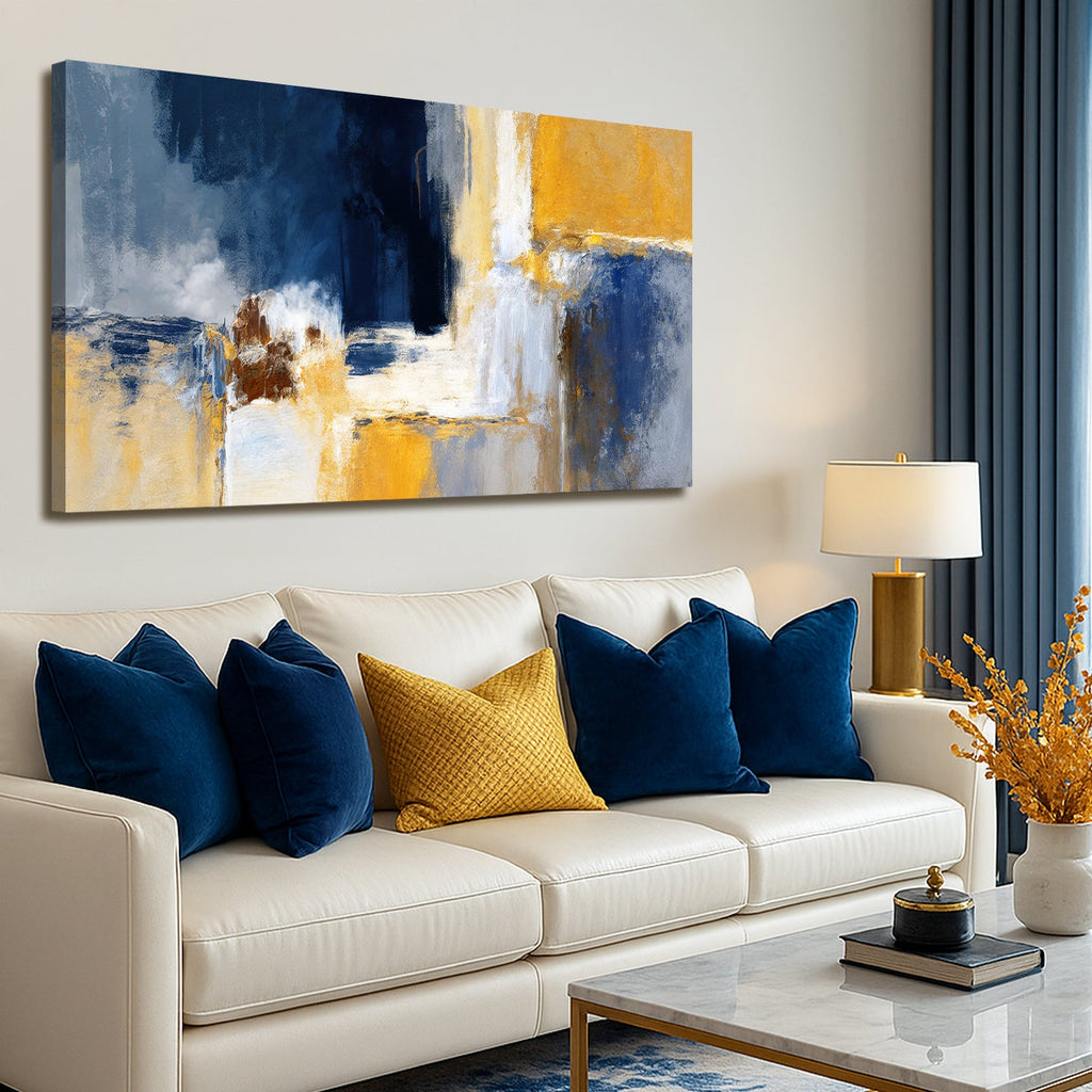 Abstract Geometric Lines Wall Art IV