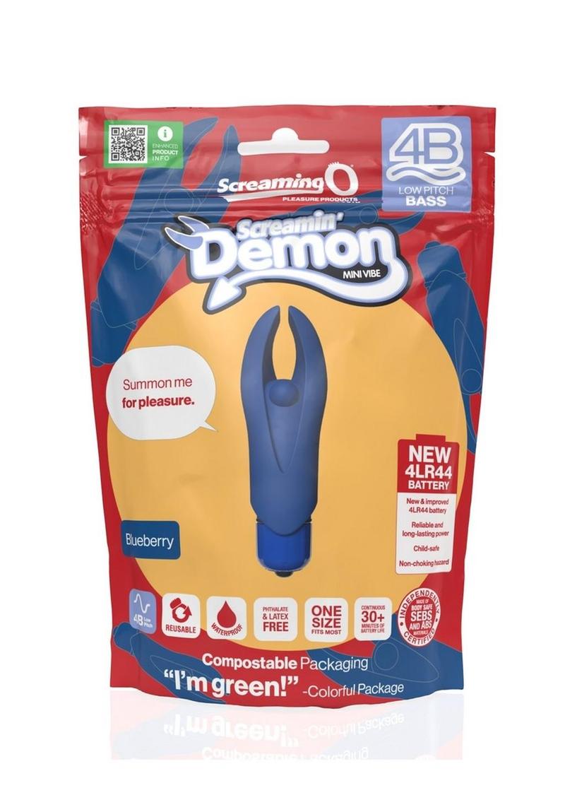 4B Demon Silicone Mini Clitoral Stimulating Vibrator