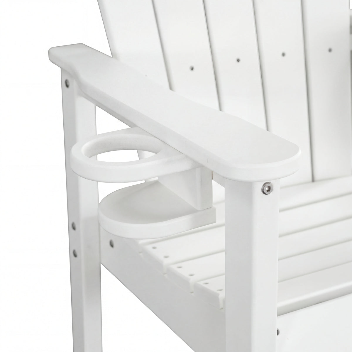All-Weather HDPE Bar Height Adirondack Chair