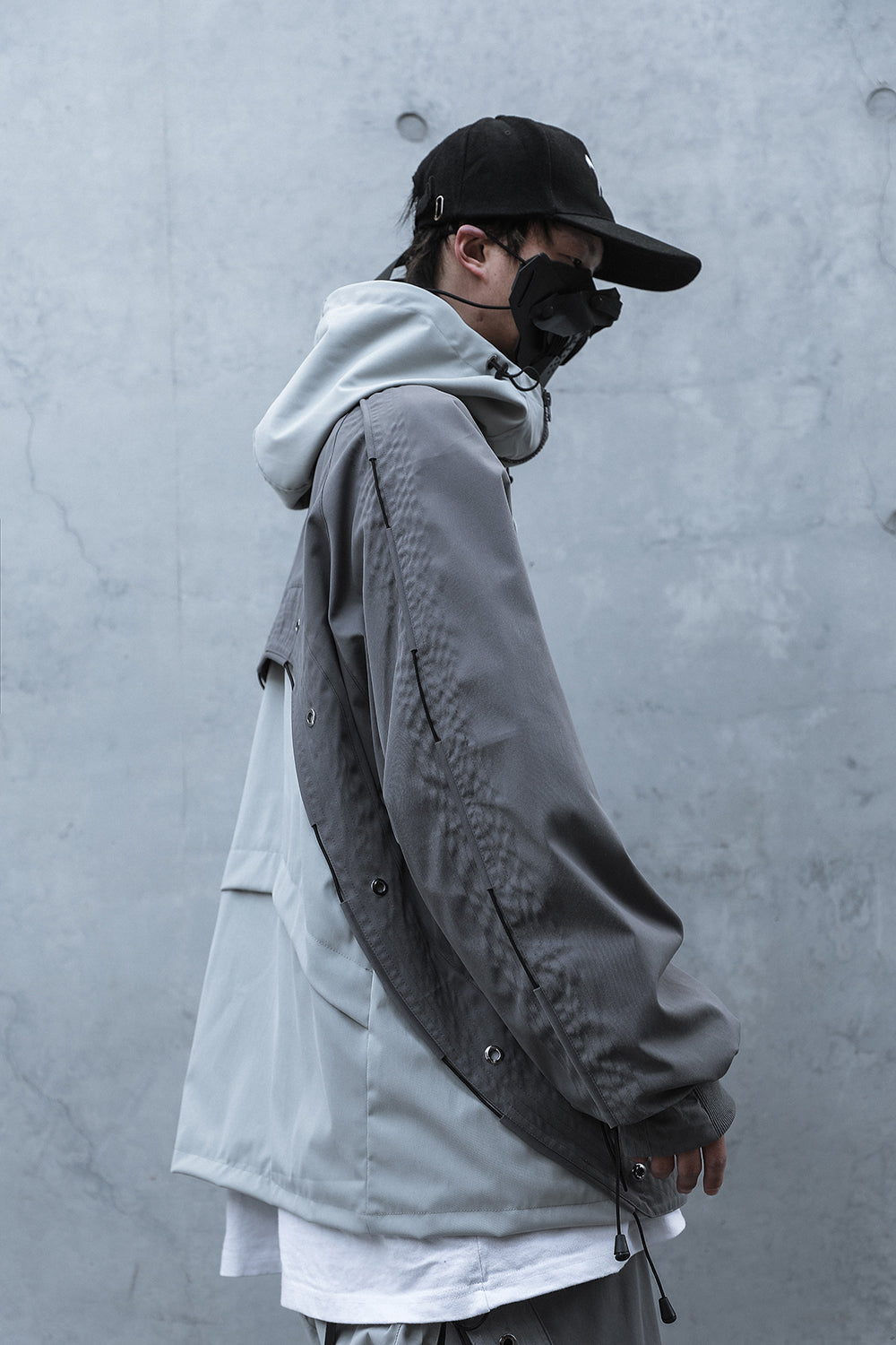 HiJ14 Grey Industrial Climber Jacket