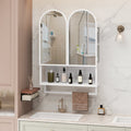 23.62" Modern Double-Arched Mirror Cabinet