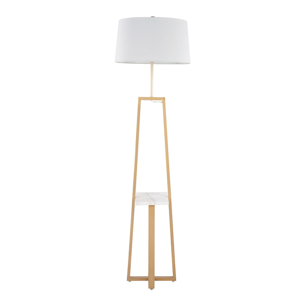 Shelf Contemporary Floor Lamp