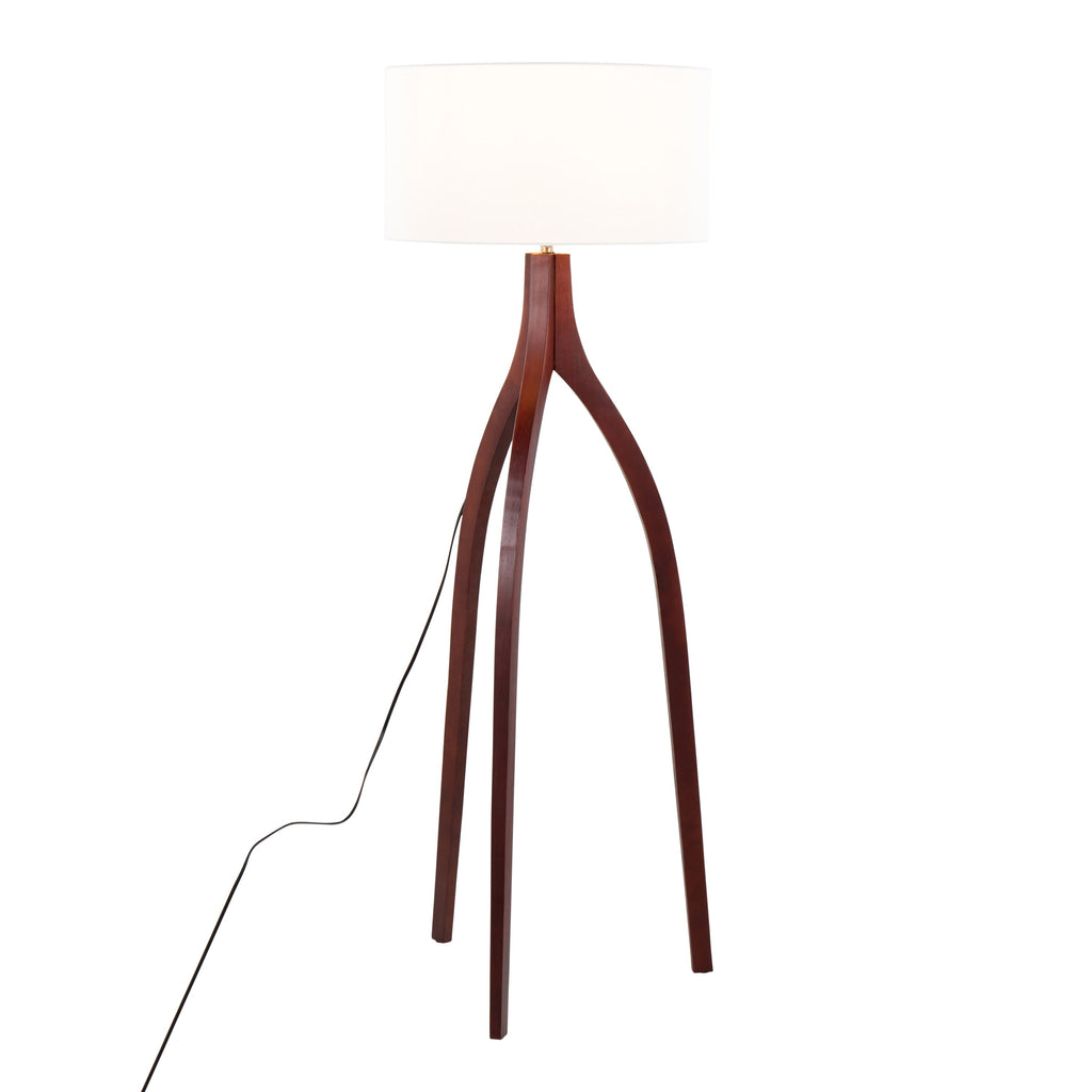 Wishbone Contemporary Floor Lamp