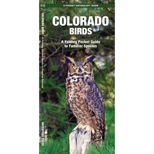 Colorado Birds: A Folding Pocket Guide to Familiar Species