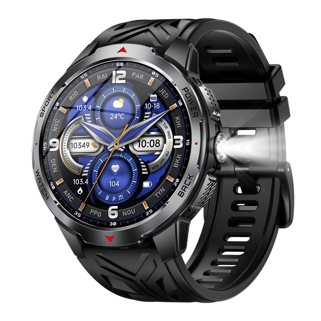 Smart Watch Compass Flashlight Large Battery Sports Record