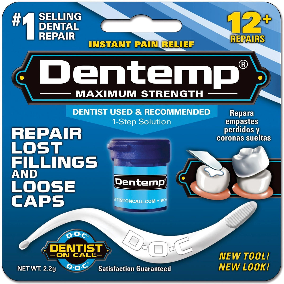 Dentemp Maximum Strength Dental Repair 2.2 G