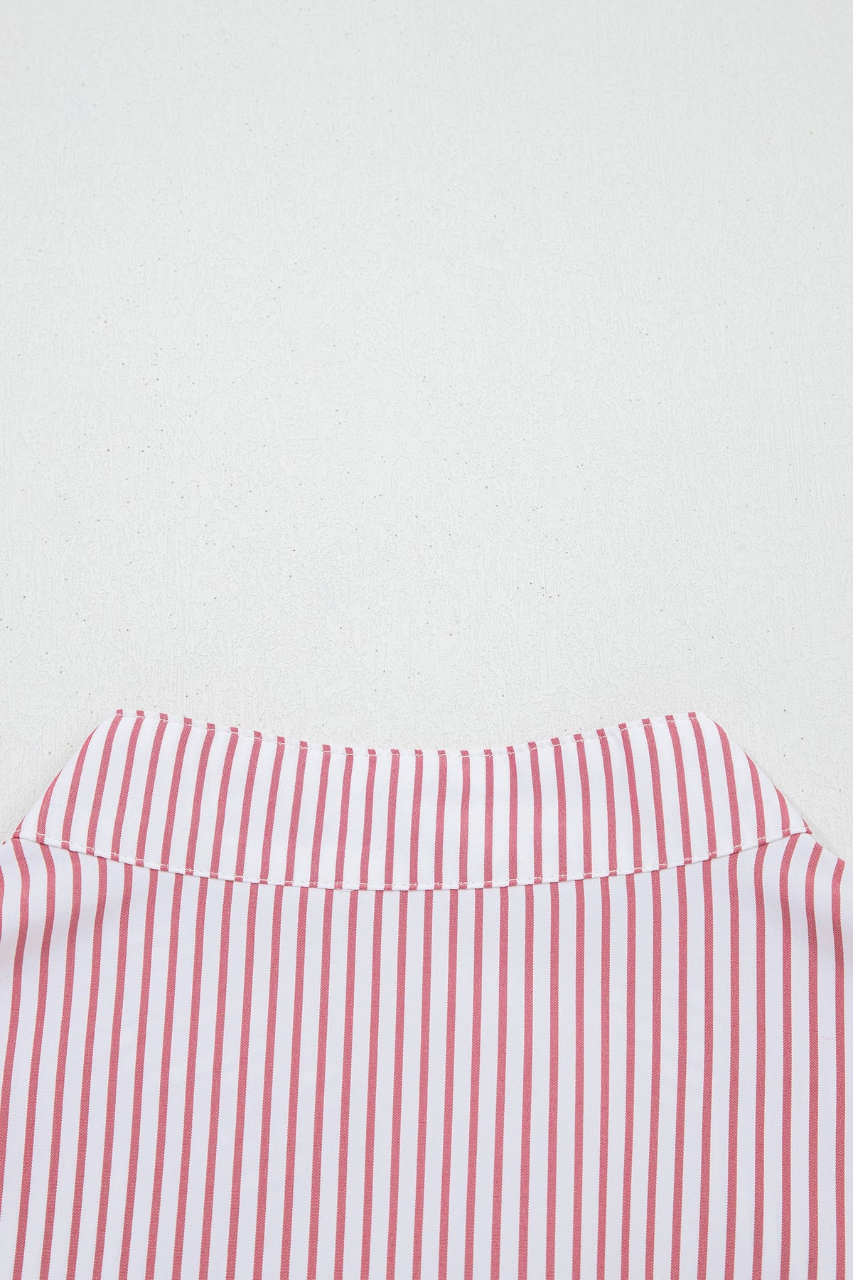 Plus Size Pinstripe Ruffle Hem Midi Dress