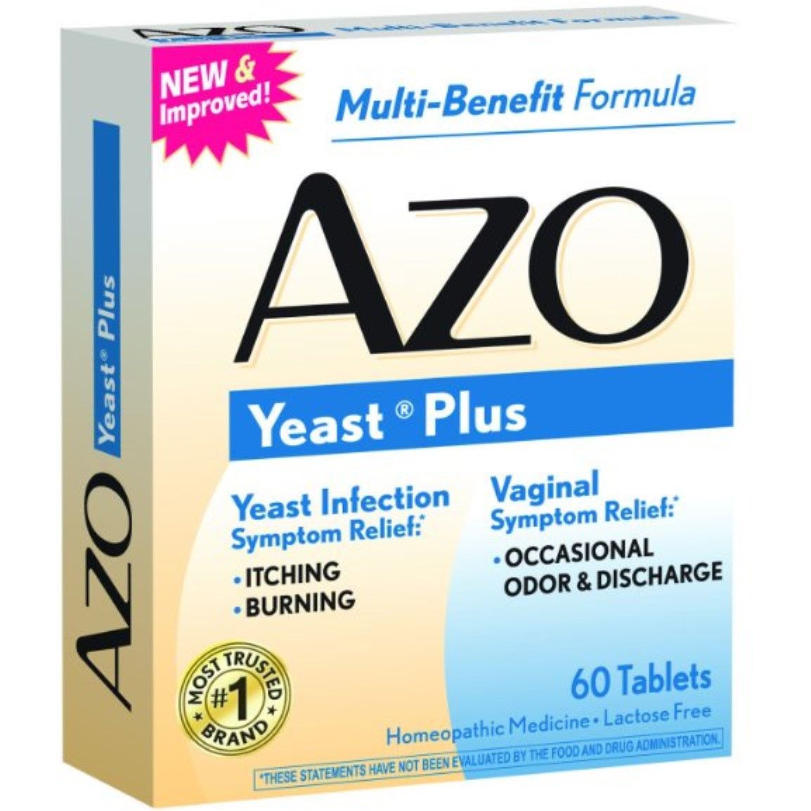 AZO® Yeast Plus Tablet, 60 EA