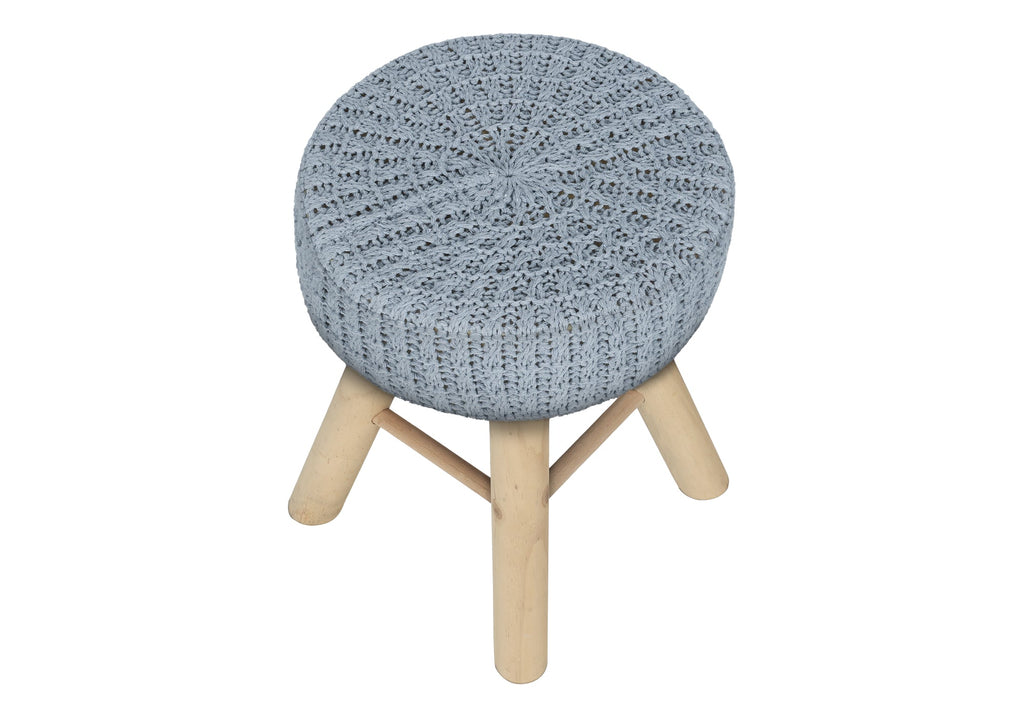 12" Round Ottoman, Pouf, Footrest, Foot Stool