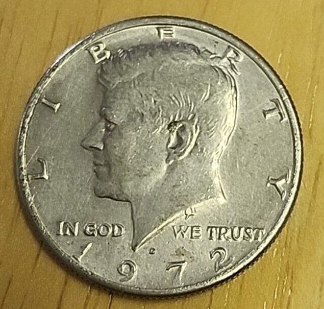 1972-D 50C Kennedy Half Dollar