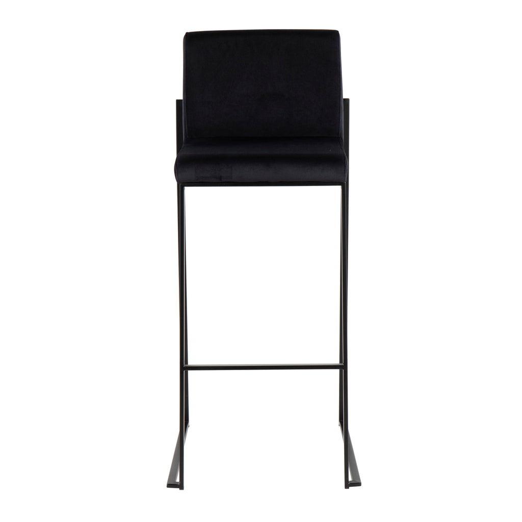 30" Contemporary High Back Barstool