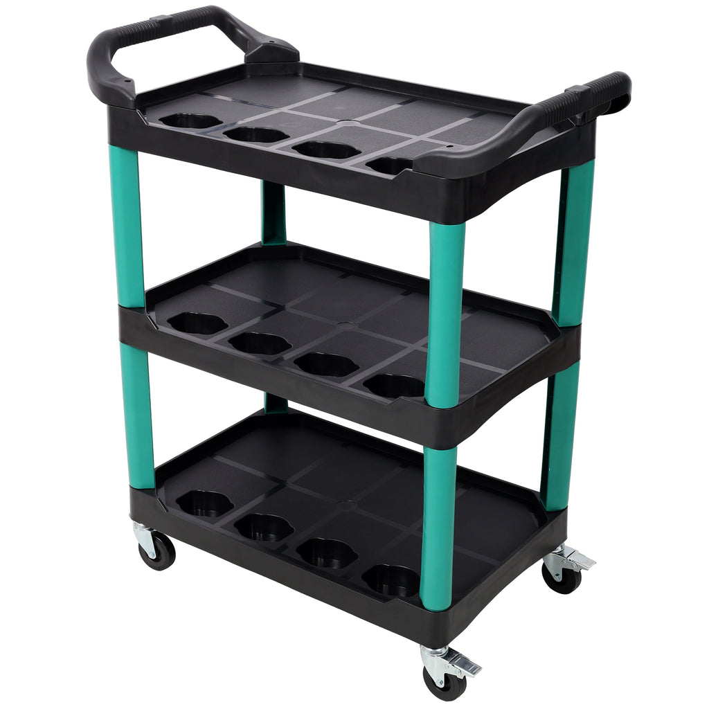 3 Tier Rolling Auto Detail Cart