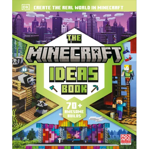 The Minecraft Ideas Book: Create the Real World in Minecraft with 70+ Awesome Builds - Hardcover
