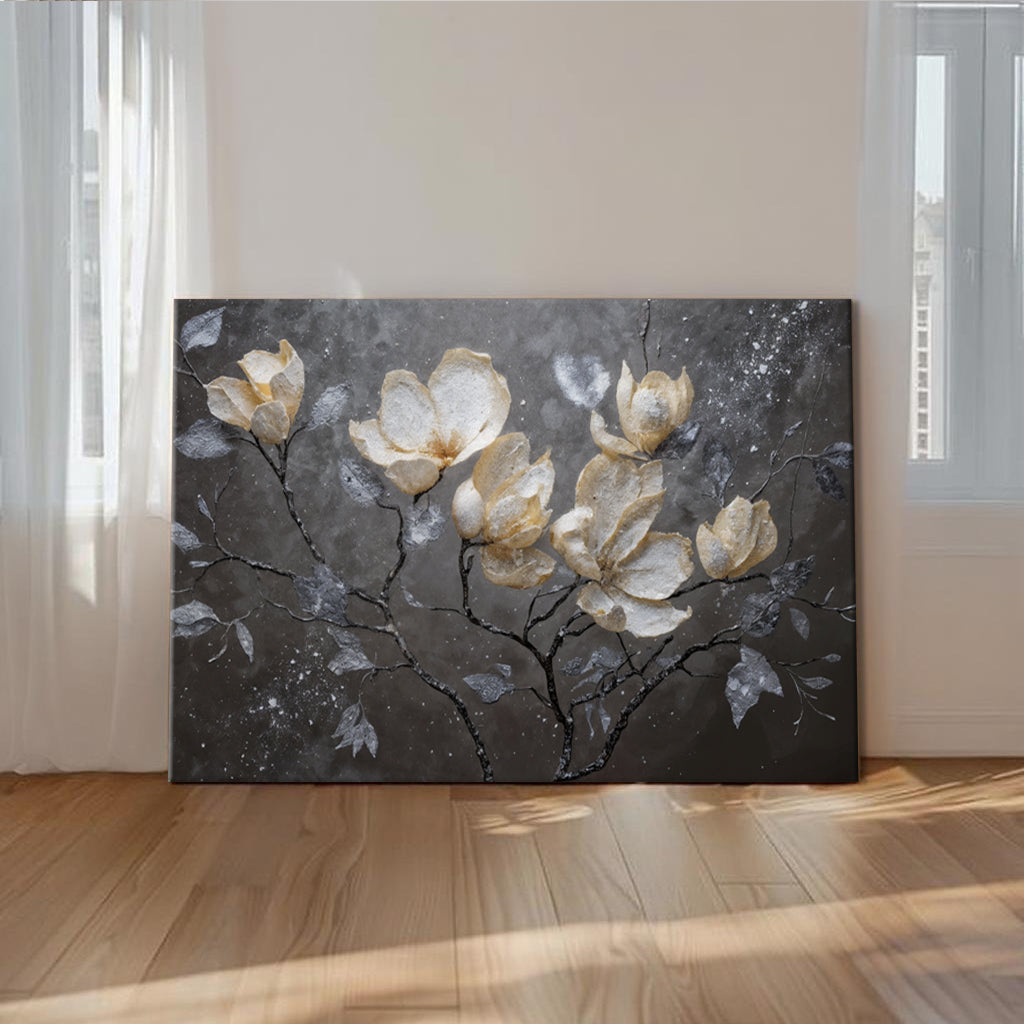 Midnight Magnolias Wall Art