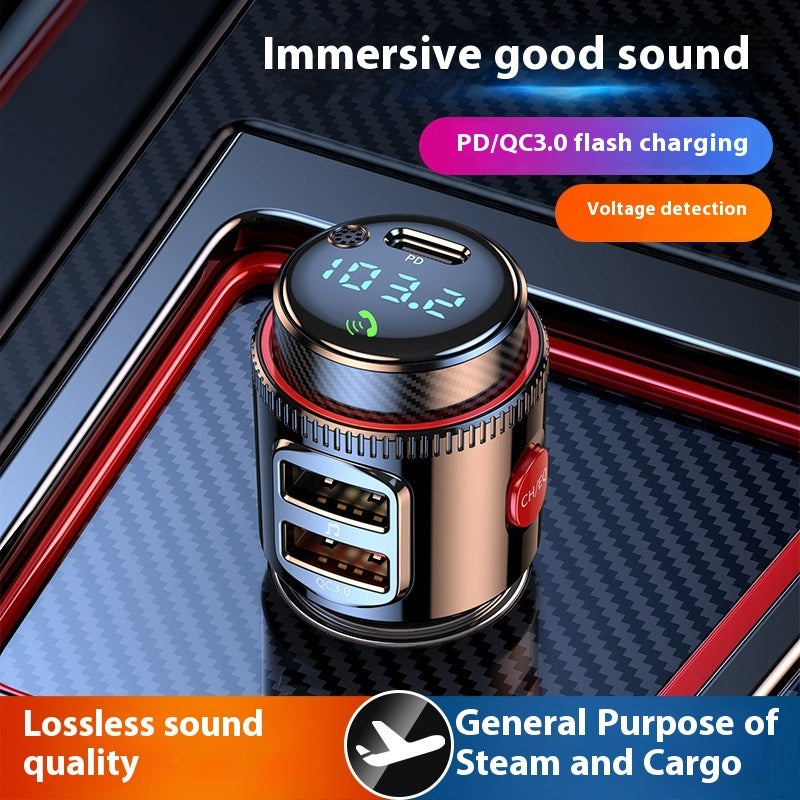 T23 Car MP3 Bluetooth Player Car Lossless Music Multifunctional Car Cigarette Lighter FM Transmitter