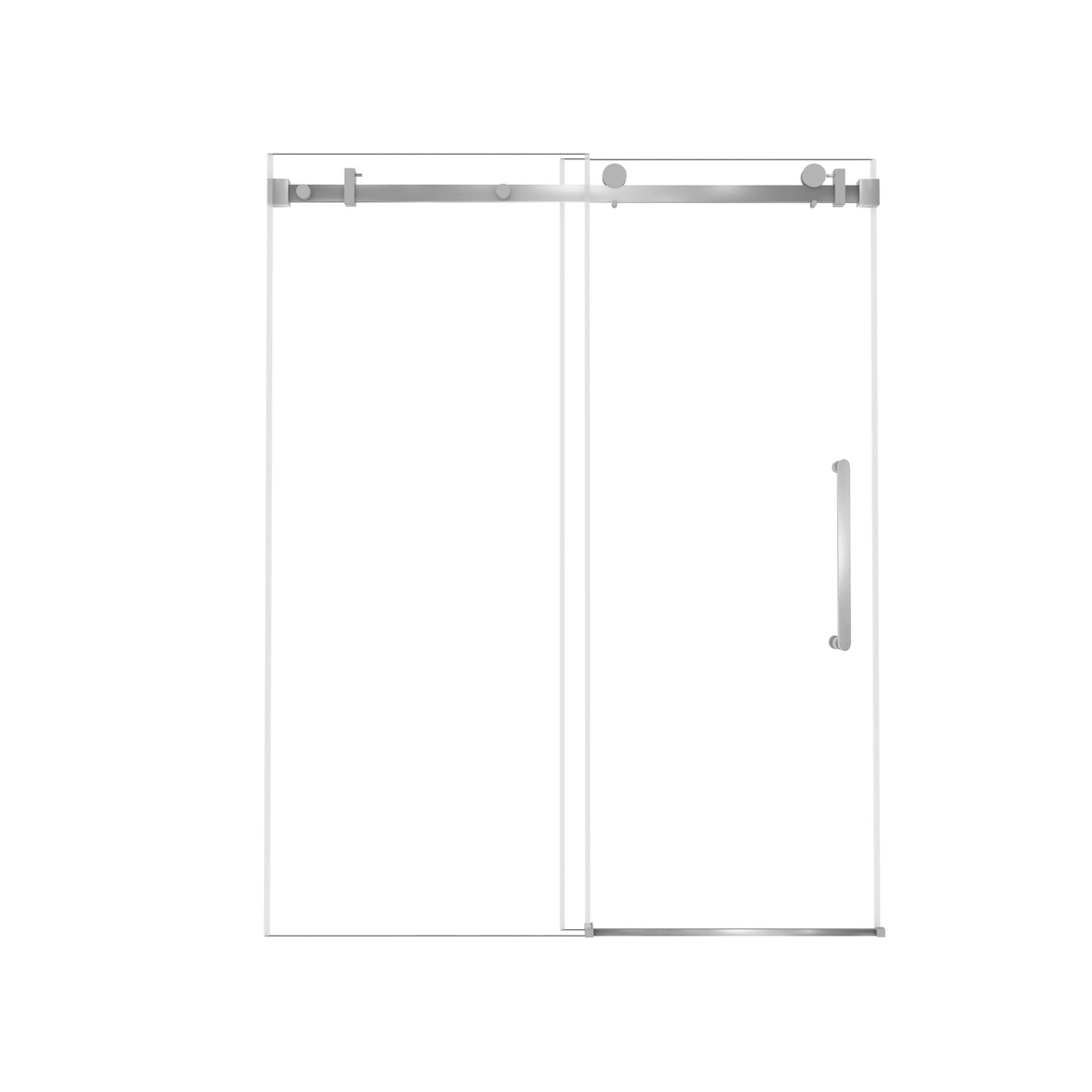 Frameless Single Sliding Shower Door - 48"W x 76"H