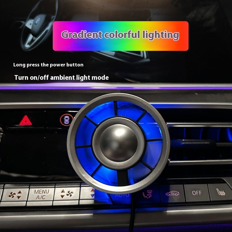 Car Little Fan Car Air Conditioner Colorful Truck Clip