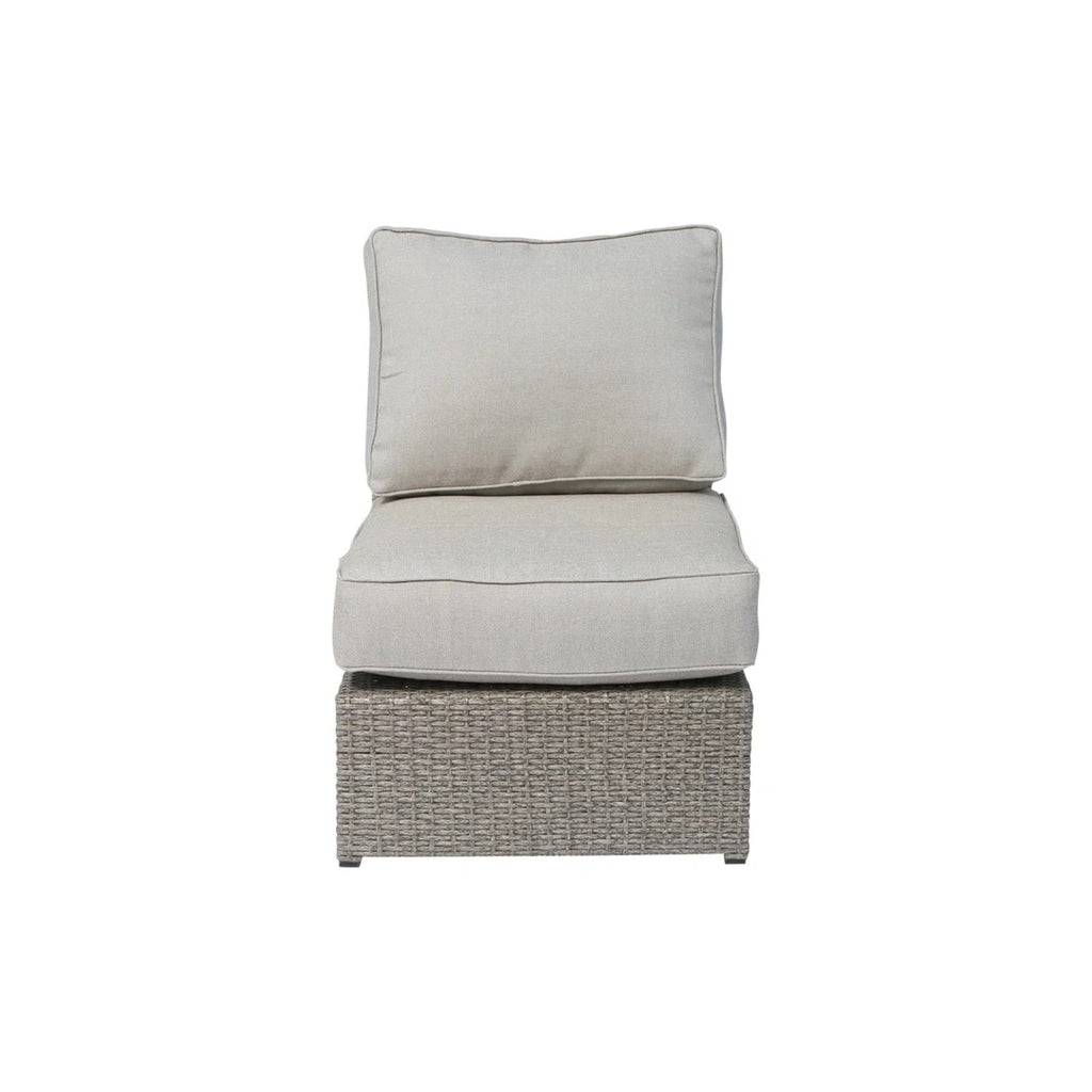Fully Assembled 2-Piece Wicker Outdoor Seating Set with Cushions