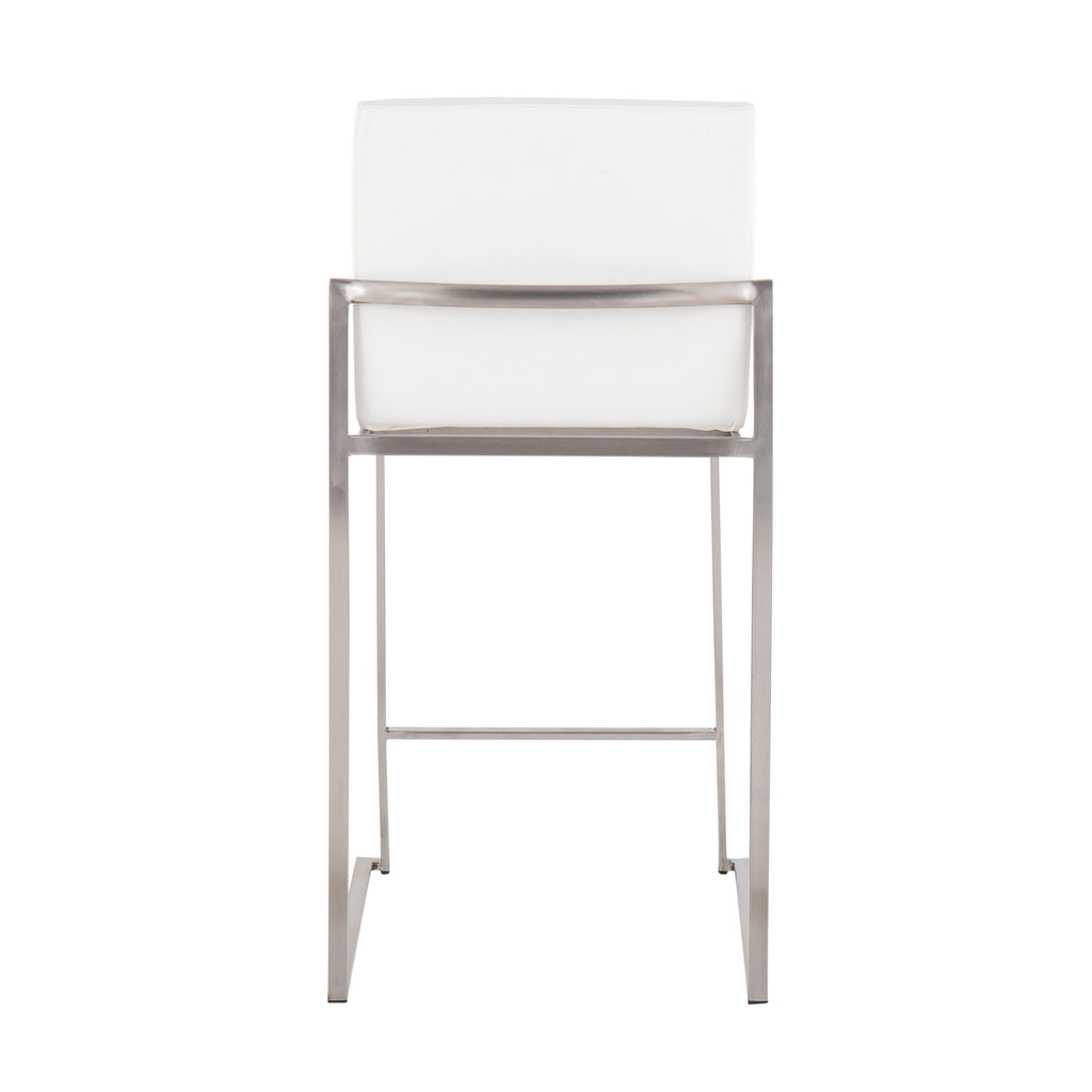 Contemporary High Back Counter Stool