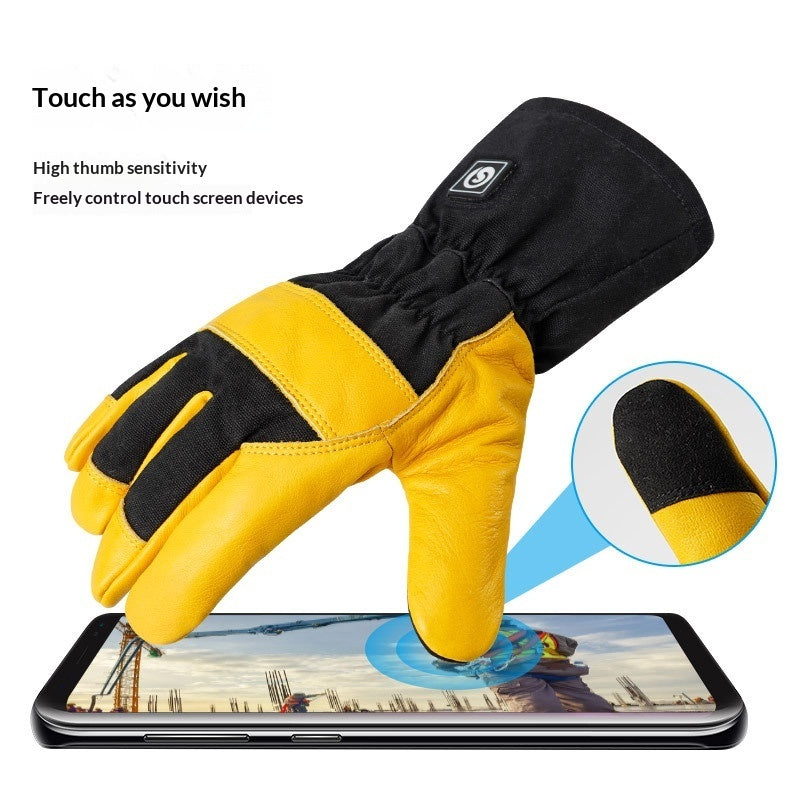 Thickened Wear-resistant Work Gloves For Cold Protection And Warmth