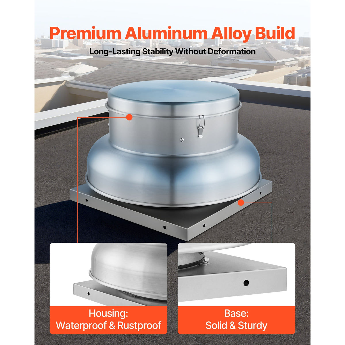 Roof Exhaust Fan with High-Power Motor