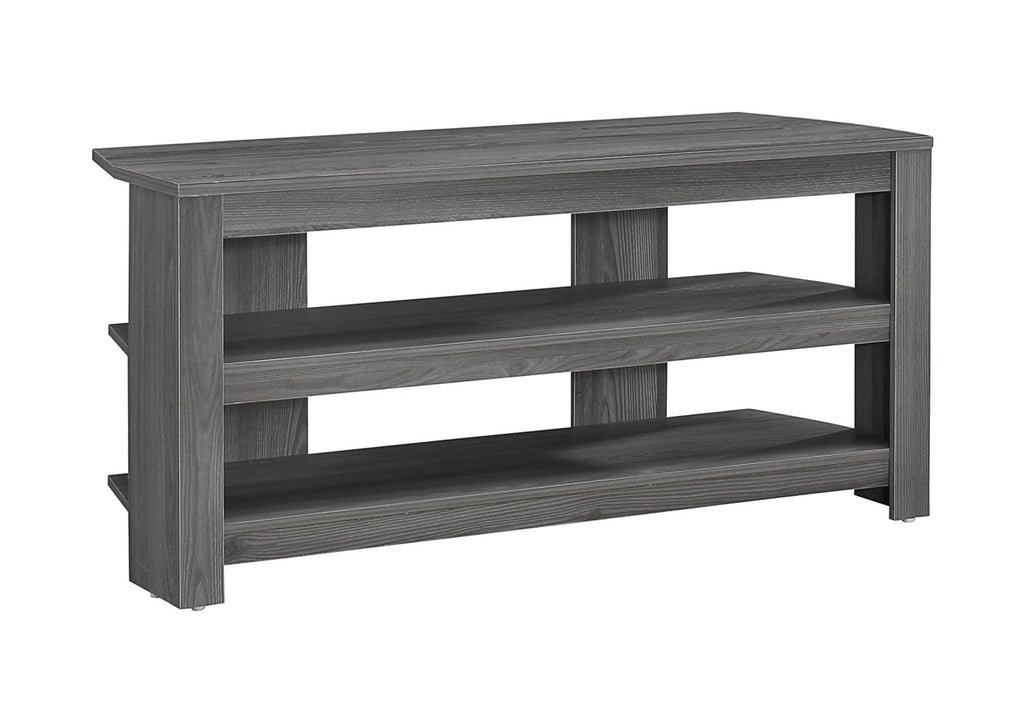 42 Inch TV Stand with Storage Shelves