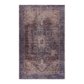 MAVAL Burgundy Washable Rug 5x8 Area Rug