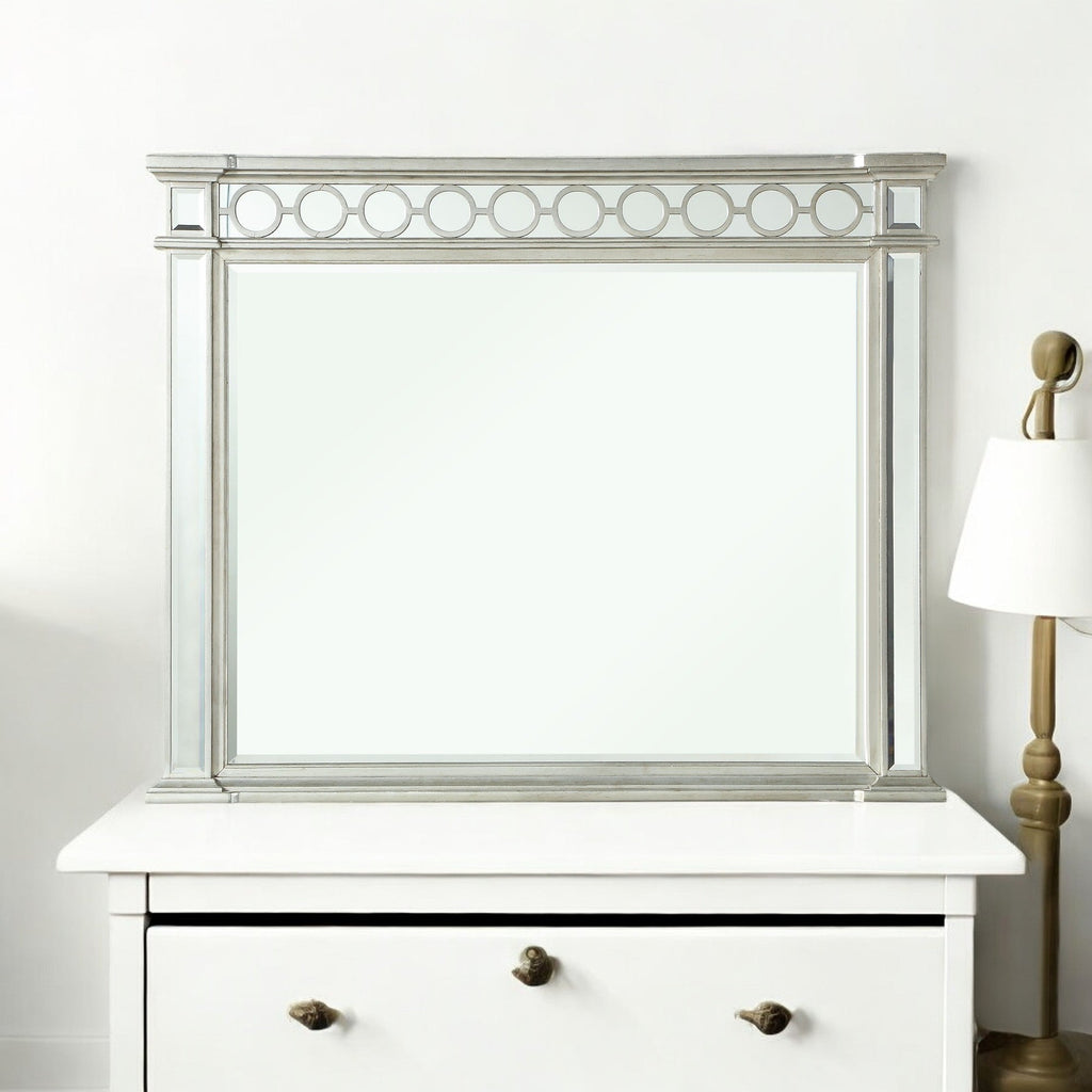 Varian Mirrored Finished Designed Mirror