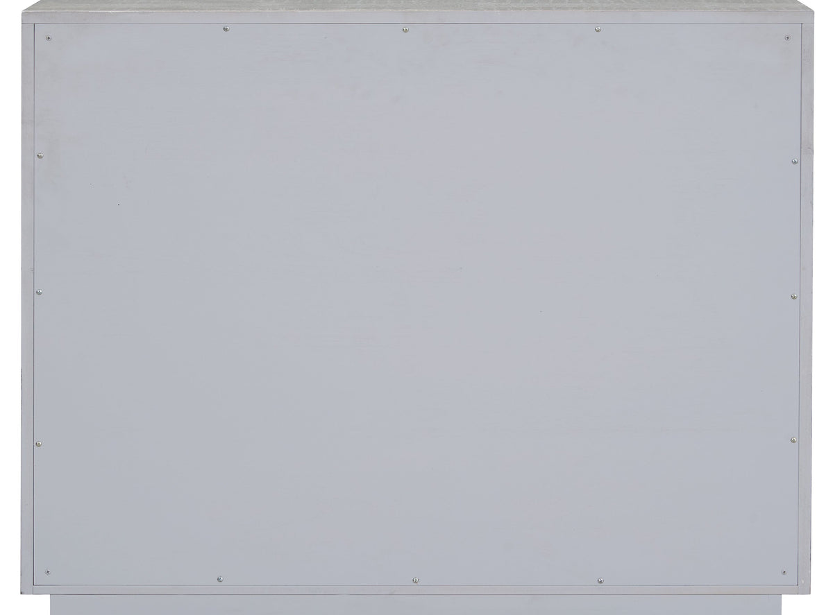 Anpu Faux Leather Cabinet