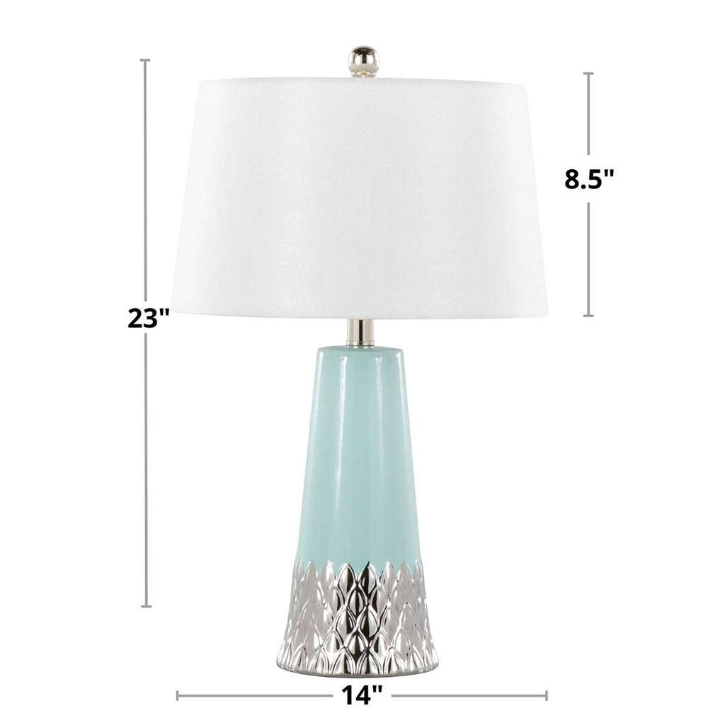 Penelope 22" Contemporary Ceramic Table Lamp