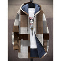 Mens Stylish Long Winter Casual Hooded Coat