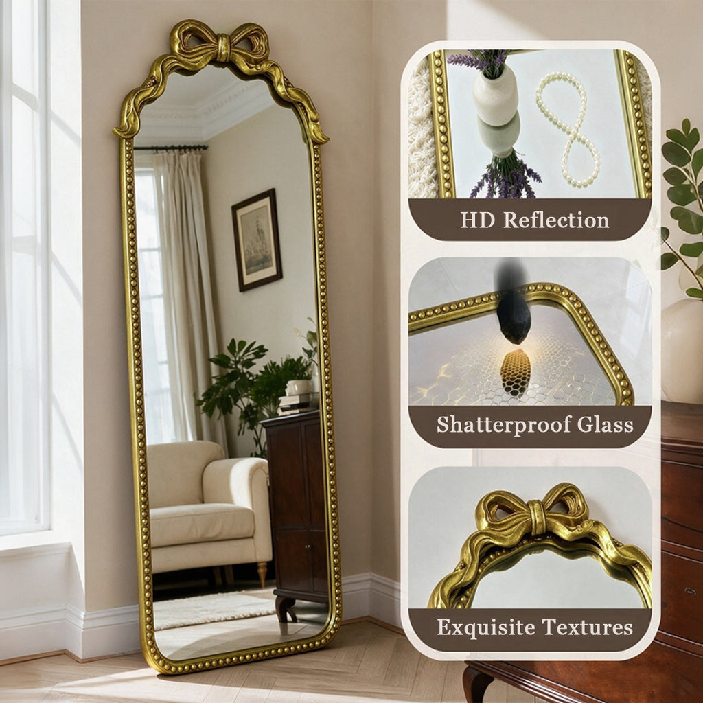 Gold Ornate Full-Length Mirror (61.8")