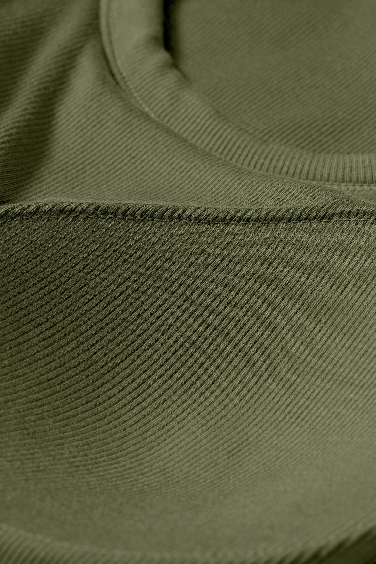 Dark Khaki Slim Ribbed Padded Tank Top