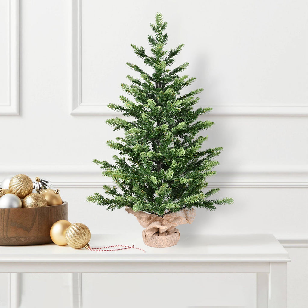 2FT Full PE Tabletop Christmas Tree with 230 Tips