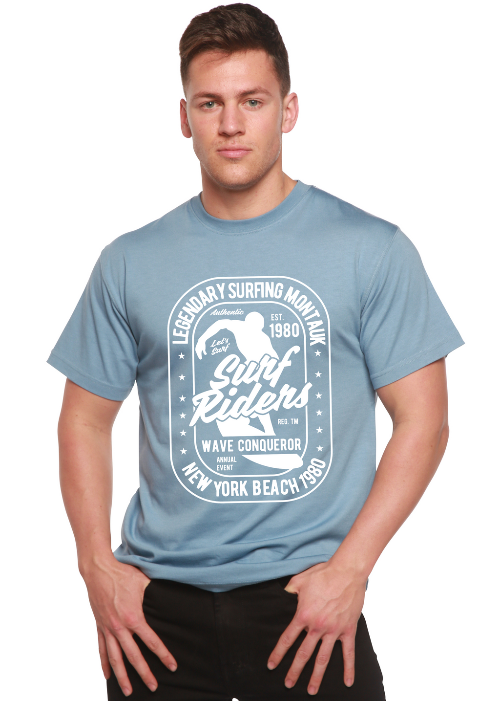 Surf Rider Spun Bamboo® Men's Bamboo Viscose/Organic Cotton Short Sleeve Graphic T-Shirt