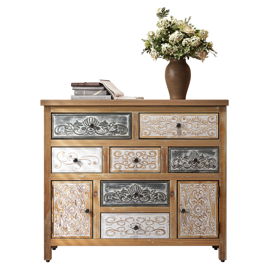 Vintage Wooden Accent Chest