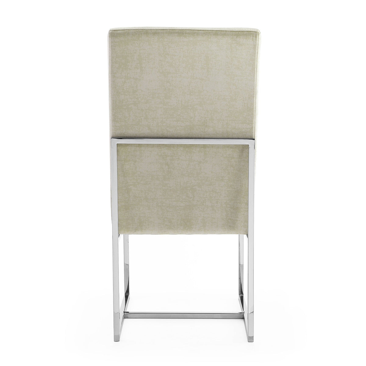 Element Metal Velvet Dining Chair in Champagne