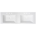 60" Resin Basin for Bathroom Vanity