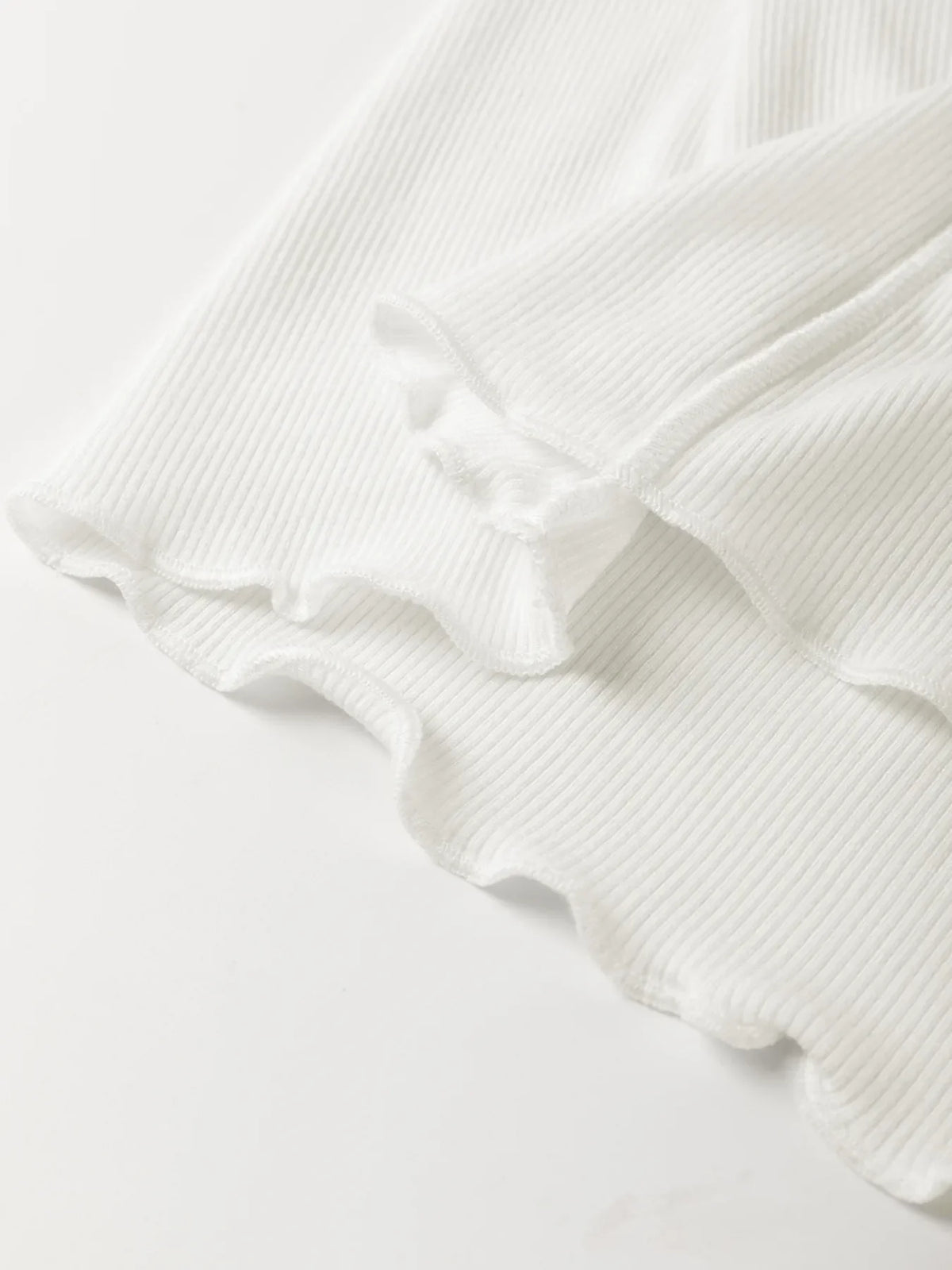 Exposed Seam Slim Fit Long Sleeve Top