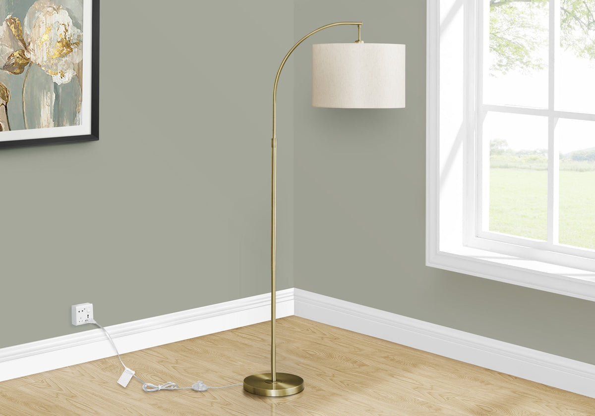 65" Tall Arc Floor Lamp